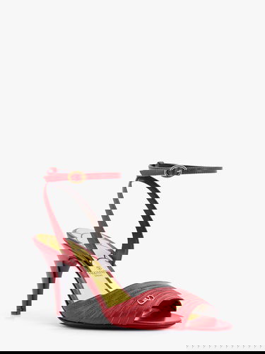 Tenisice i cipele Valentino Garavani Ladycrush Heeled Sandals Crvena | 6W2S0LD0DDTWQ1, 1