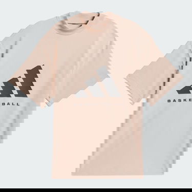 Majica kratkih rukava adidas Performance Basketball Bež | IT4509, 5