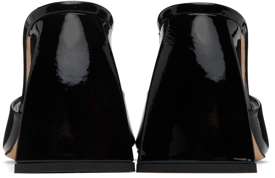 Tenisice i cipele BY FAR Michele Patent Leather Heeled Sandals Crna | 22FWMICHMBLP, 1