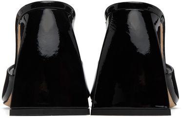 Tenisice i cipele BY FAR Michele Patent Leather Heeled Sandals Crna | 22FWMICHMBLP, 1