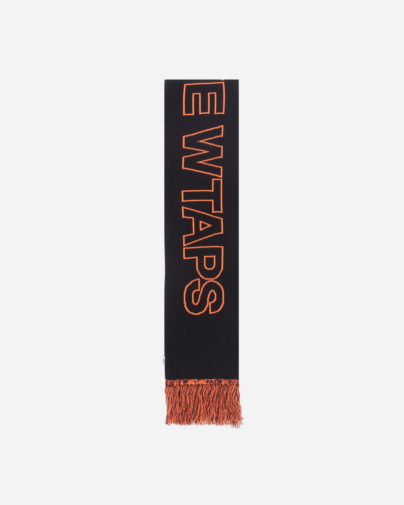 Šal WTAPS Knitted Fringe Scarf Crna | 242MADT-AC01 002