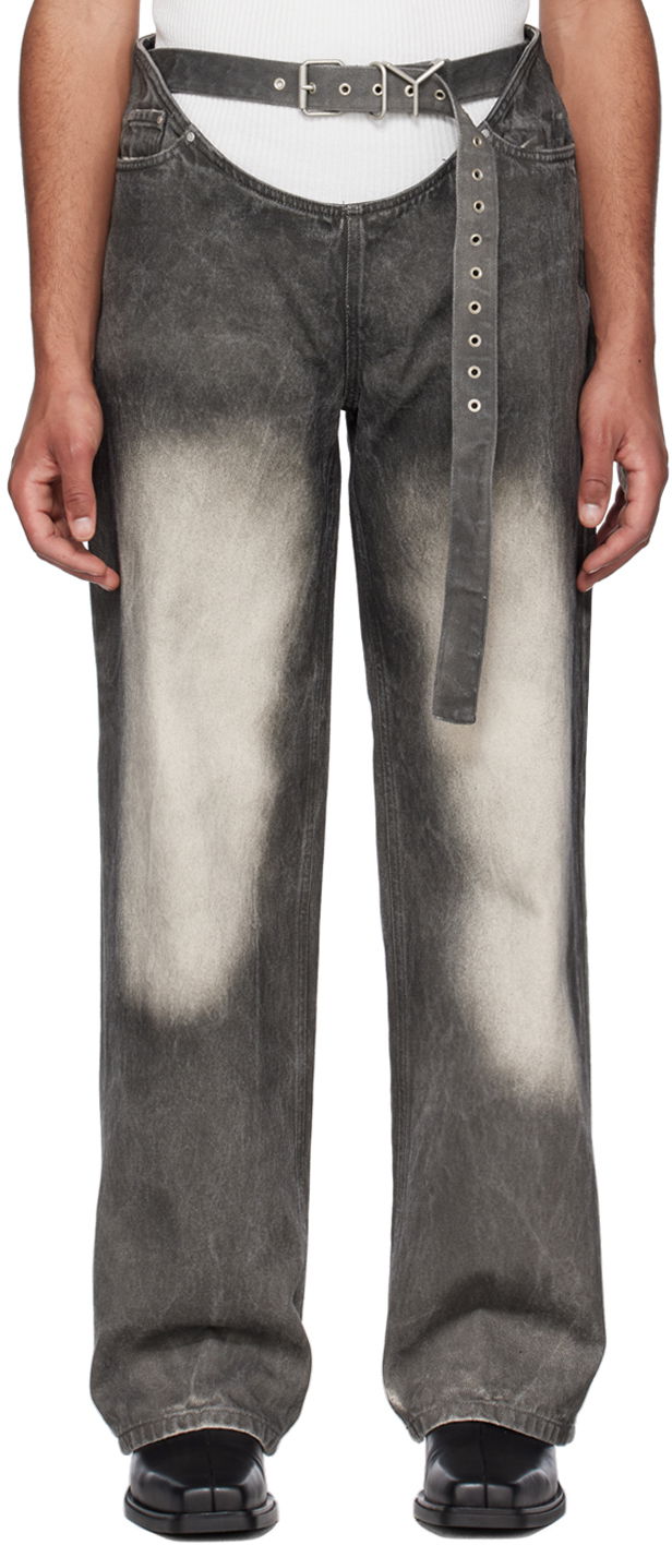 Jeans Y/PROJECT Y/Project Faded Jeans Siva | JEAN43-S24
