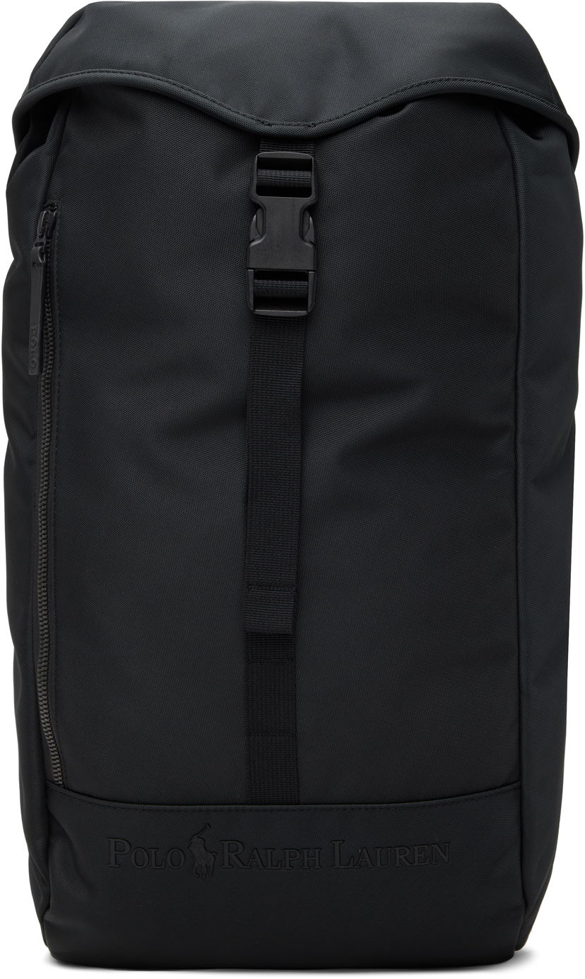 Ruksak Polo by Ralph Lauren Ralph Lauren Tonal Logo Backpack Crna | 405962443002