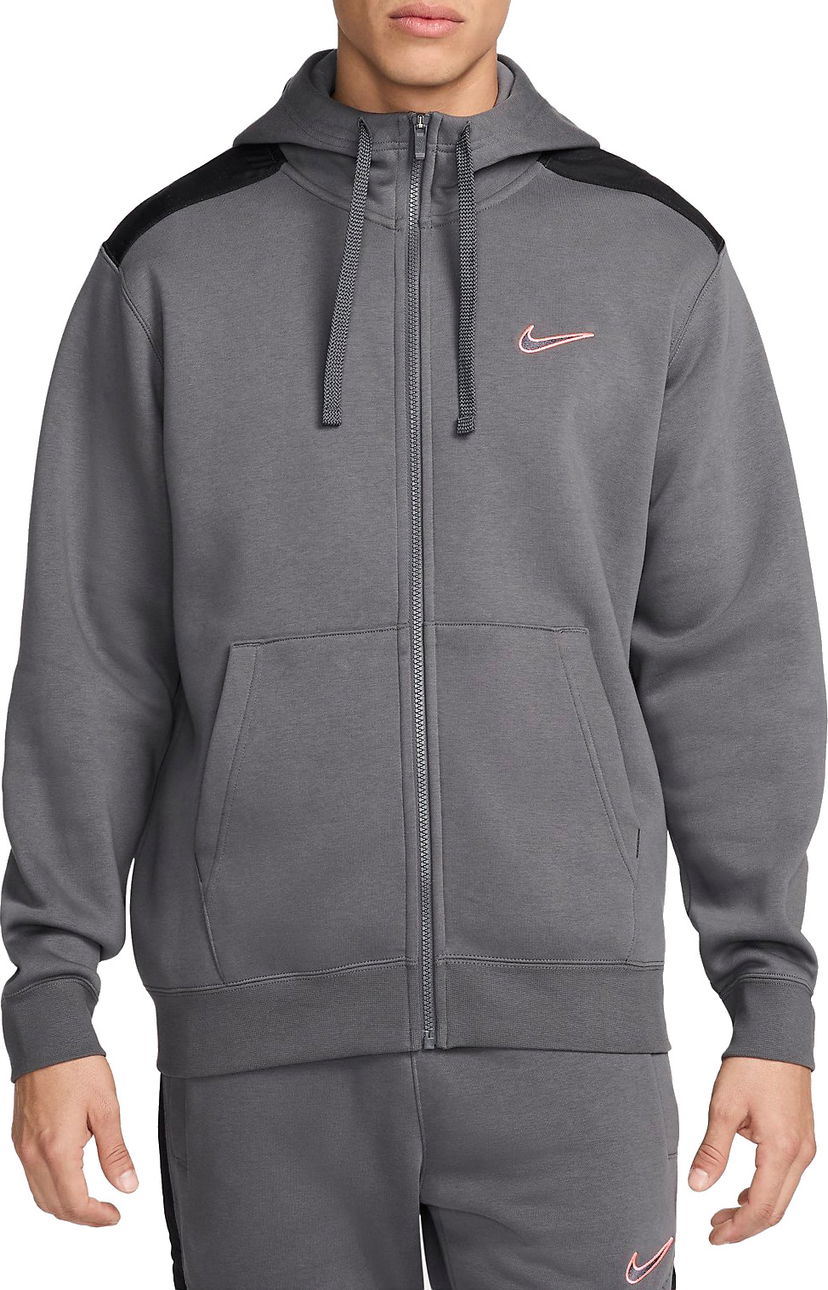 Dukserice Nike Men's Full-Zip Fleece Training Hoodie Siva | fq8819-068