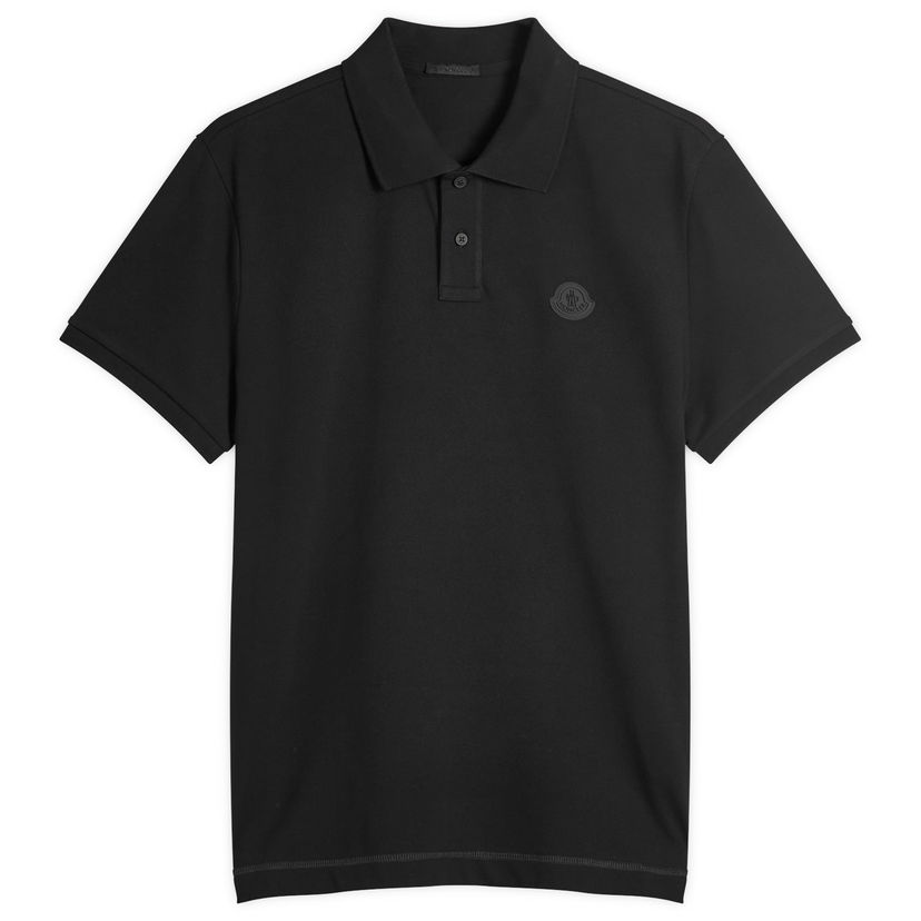 Polo majica Moncler Short Sleeve Polo, Size Large Crna | 8A000-12-84556-999