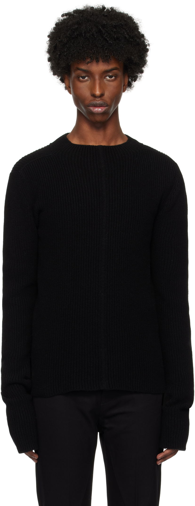 Džemper Rick Owens Porterville Headon Sweater Crna | RR02D6690 WSBR