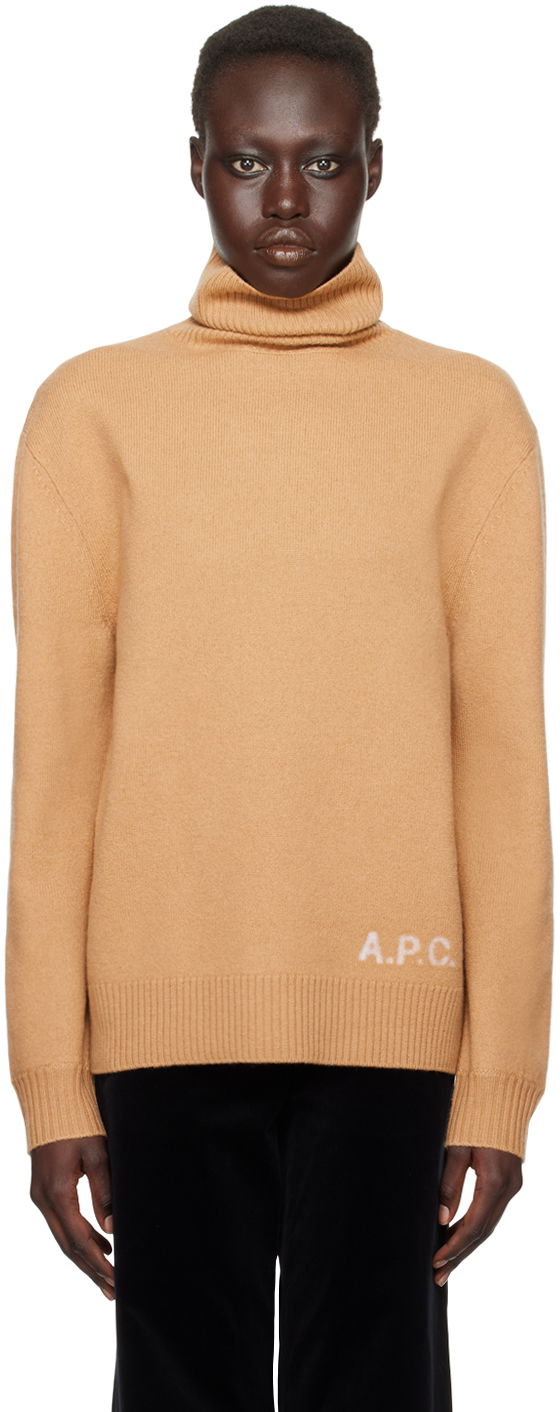 Džemper A.P.C. Turtleneck Sweater Smeđa | WVBDJ-M23248