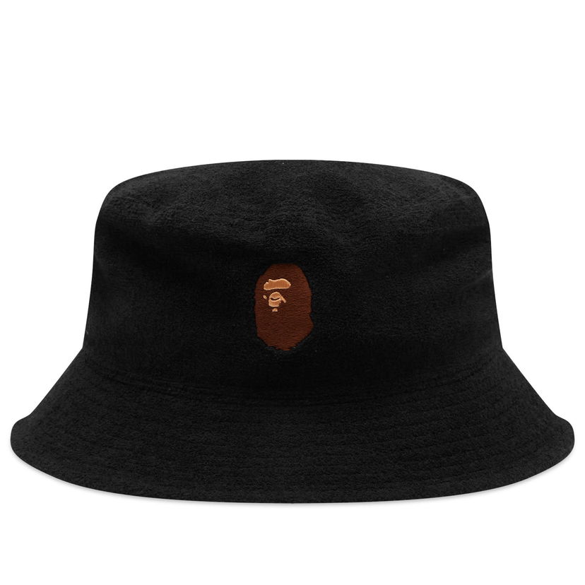 Šešir BAPE A Bathing Ape Ape Head Pile Bucket Hat Crna | 001HTK301007M-BLK