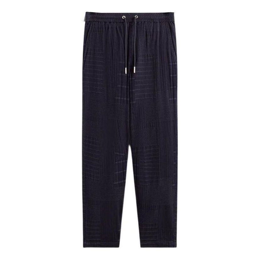 Hlače KITH KITH Elmhurst Patchwork Pants Crna | KHM060549-432
