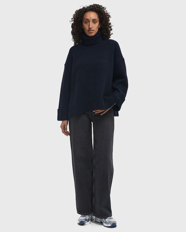 Džemper Samsoe Samsoe Samsøe & Samsøe SAKEIKU Turtleneck Sweater, Size M Tamnoplava | F24400069-SALUTE, 1
