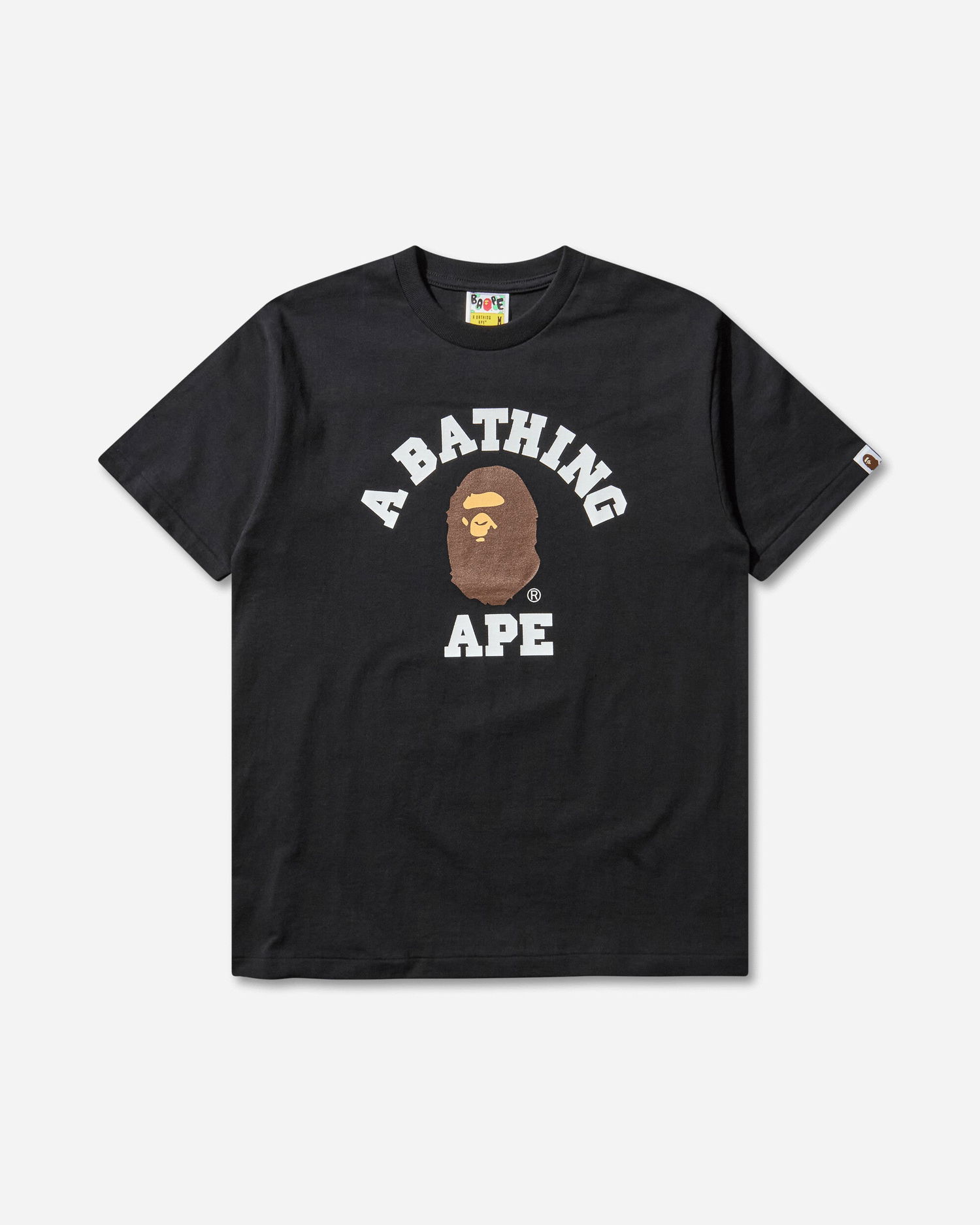 Majica kratkih rukava BAPE College T-Shirt Crna | 1L80110001 BLACK, 1