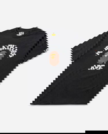 Majica kratkih rukava BAPE College T-Shirt Crna | 1L80110001 BLACK, 1