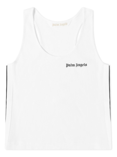 Majica bez rukava Palm Angels Classic Logo Tank Top Bijela | PWAC006C99JER0010110