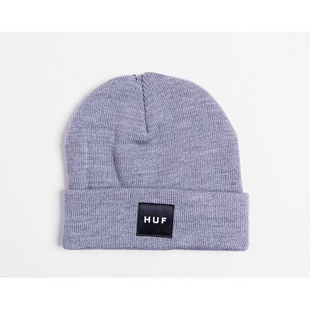 Kapica HUF Essentials Box Logo Beanie grey heather Ljubičasta | bn00090-gyhtr