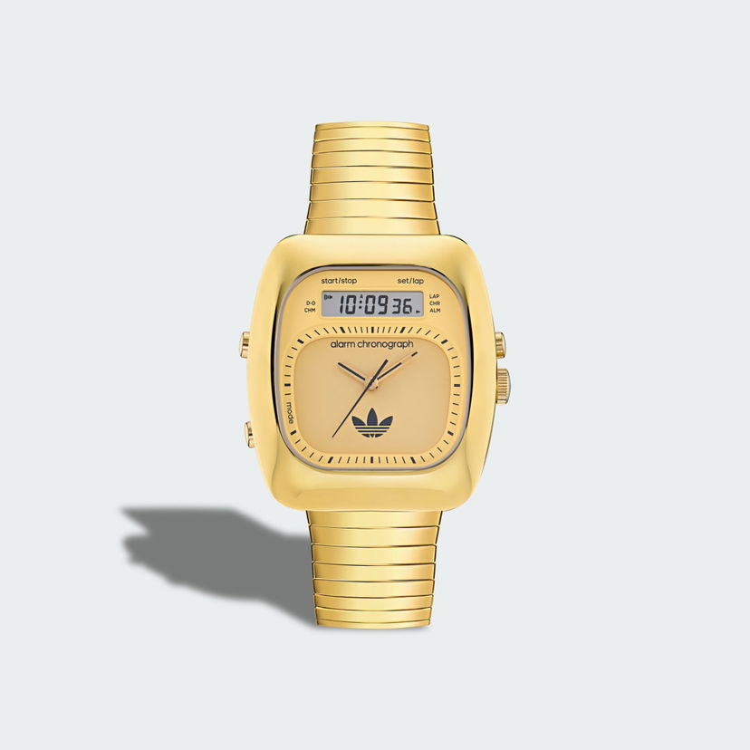 Satovi adidas Performance Athletics One alarm chronograph watch Metalik | JK7684