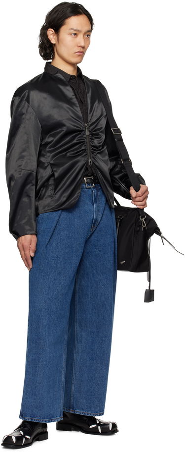 Bomber jakna ADER ERROR ADER error Product. 20 Ruched Satin Jacket Crna | BO01SSJK0802BK, 3