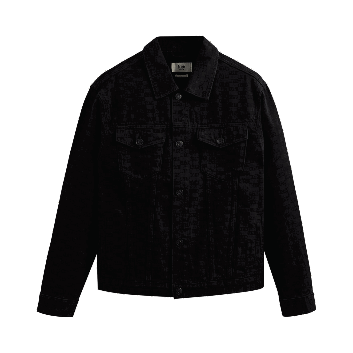 Jakna KITH Classic Logo Monogram Laight Denim Jacket Crna | KHM010167 001, 0