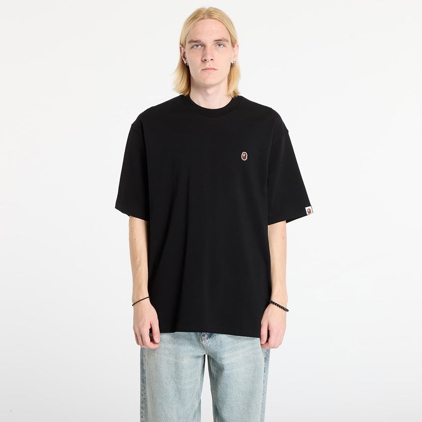 Majica kratkih rukava BAPE One Point Relaxed Fit Tee XXL Crna | 001TEL801301MBLK
