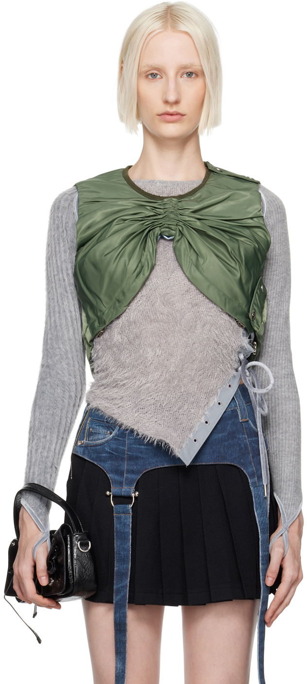 Džemper Andersson Bell Butterfly Vest Zelena | awa653w