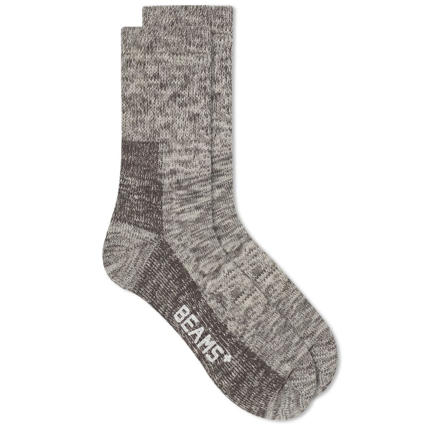 Čarape BEAMS Beams Plus Outdoor Socks Siva | 3843-0018-479-15