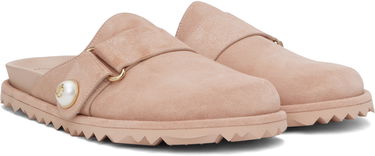 Odjeća Jimmy Choo Jimmy Choo Fayence Suede Mules Ružičasta | FAYENCE MULE, 3
