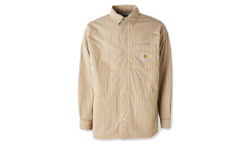 Jakna Carhartt WIP Grimsby Striped Long-Sleeve Shirt Jacket Višebojno | I035156_30N_XX