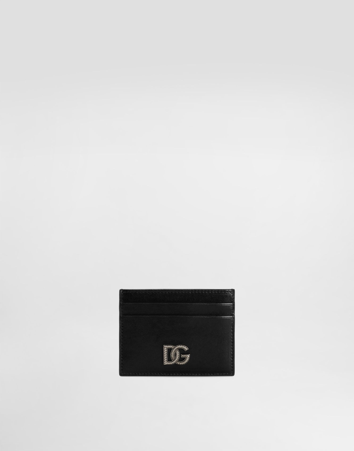 Novčanik Dolce & Gabbana Tempesta Calfskin Card Holder with DG Logo Crna | BP0330AU99480999, 0
