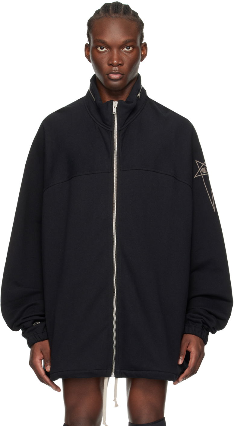 Dukserice Rick Owens Jumbo Hoodie Crna | CM01D0467 CHFE