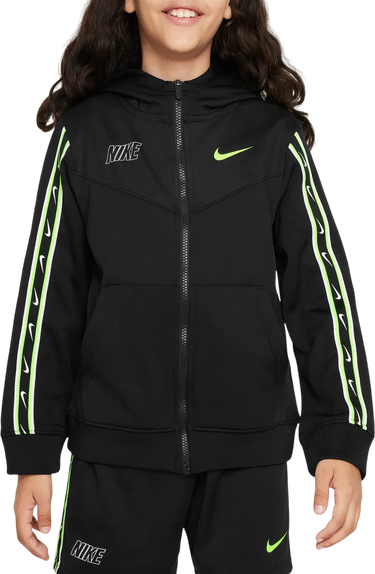 Dukserice Nike Sportswear Repeat Taped Sleeve Full-Zip Hoodie Crna | dz5622-013, 0