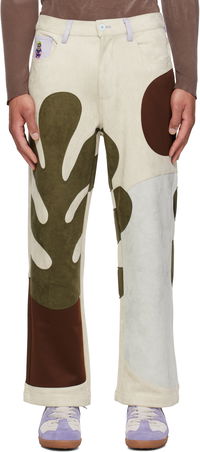 KidSuper Floral Patchwork Trousers