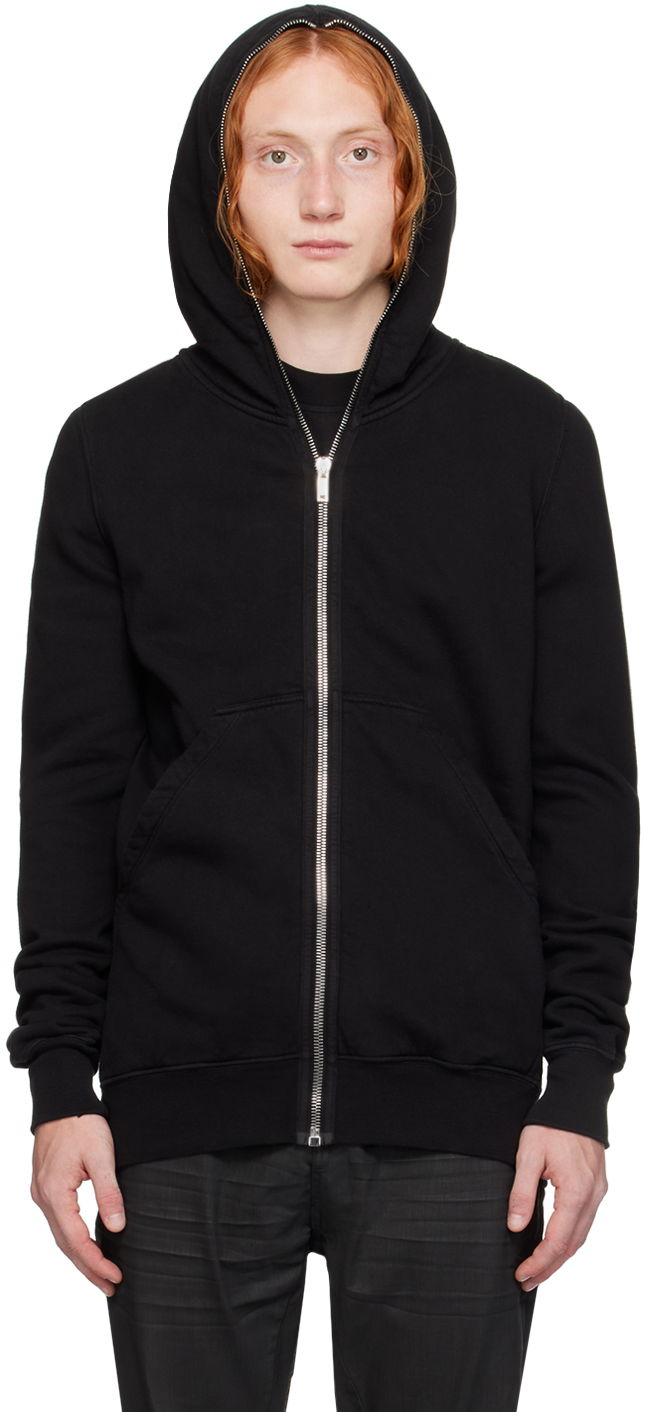 Dukserice Rick Owens DRKSHDW Black Porterville Cotton Gimp Hoodie Crna | DU02D2291 F