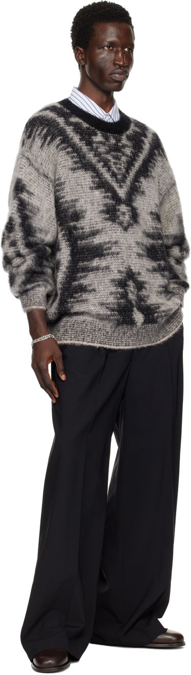 Džemper ISABEL MARANT Isabel Marant Fabo Knitted Sweater Siva | 25PPU0653HA-C1L05H, 3