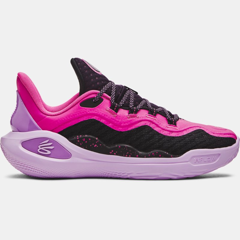Košarka Under Armour Unisex Curry 11 GD Basketballschuhe Rebel Rosa / Provence Violett / Violett Ace 44.5 Ružičasta | 3027724-600