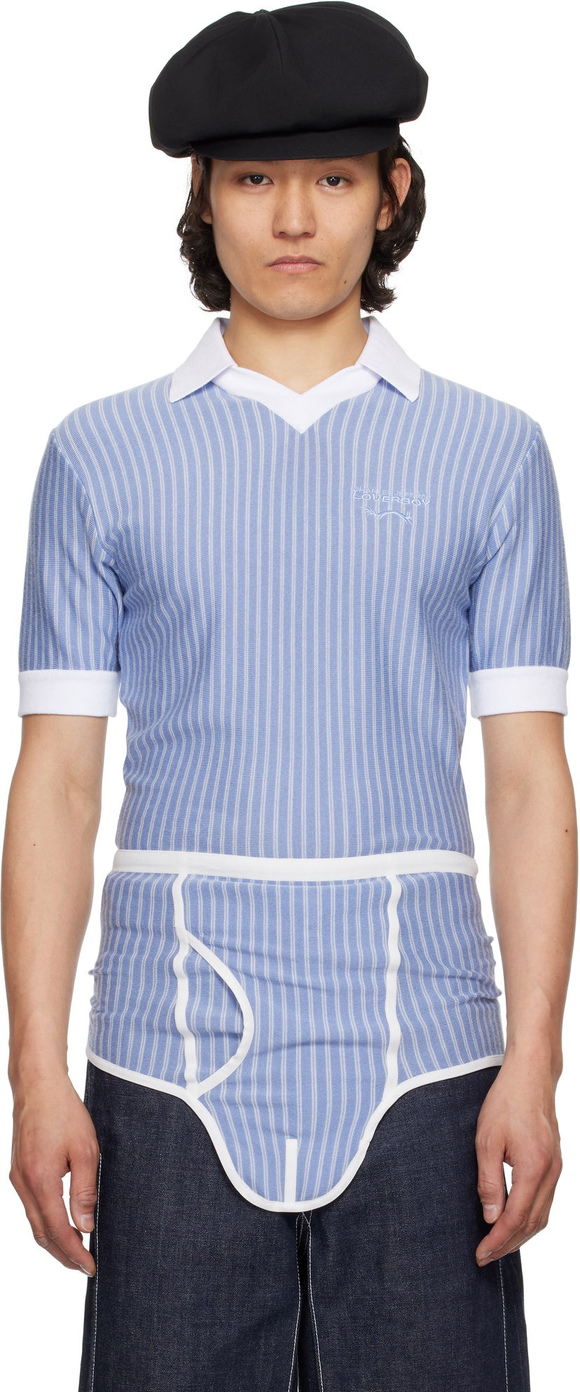 Polo majica Charles Jeffrey Loverboy Charles Jeffrey LOVERBOY Cheeky Onesie Polo Plava | 54090301