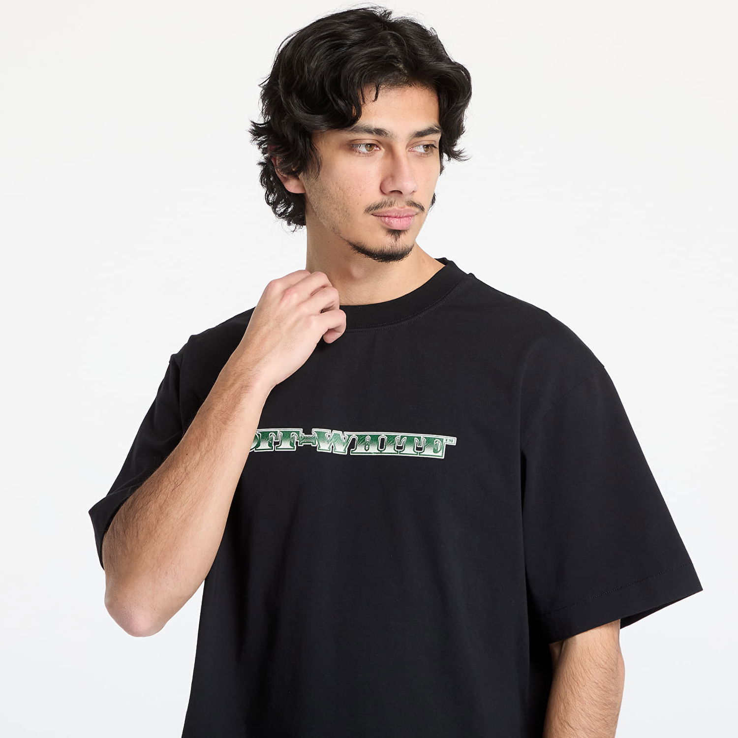 Majica kratkih rukava Off-White Off-White Cash Arrow Skate S/S Tee Crna | OMAA120S25JER00E1058, 1