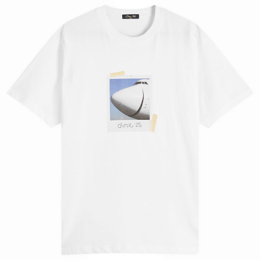 Majica kratkih rukava Dime Dime Plane T-Shirt, Size Large Bijela | DIMEFA2560WHT