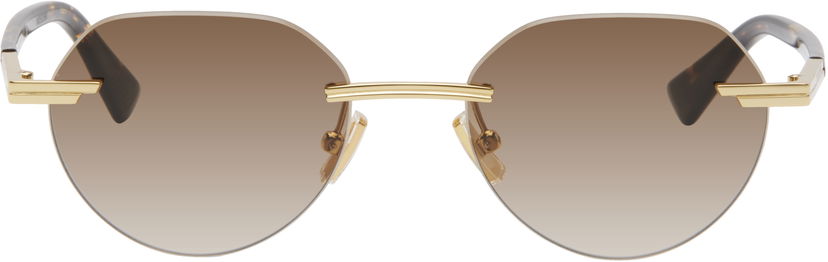 Sunčane naočale Bottega Veneta Bottega Veneta Rimless Sunglasses Smeđa | BV1379S-003