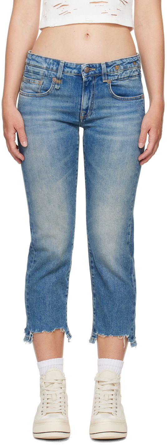 Jeans R13 R13 Boy Straight Jeans Plava | R13W0091-143A