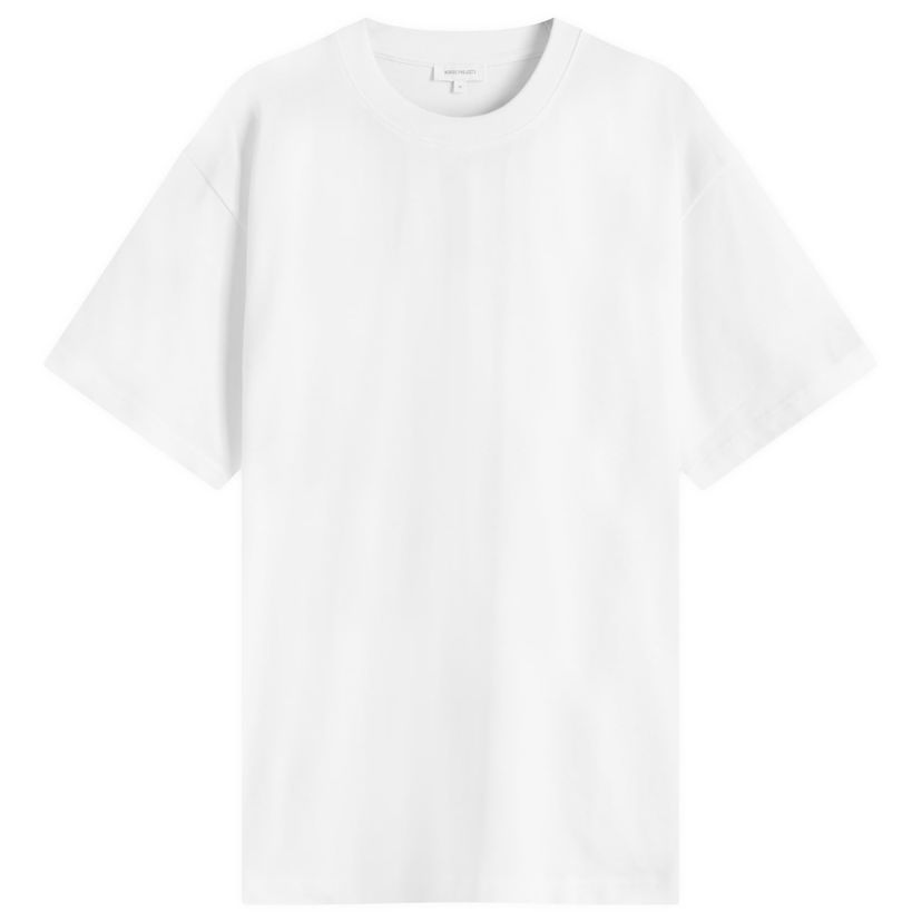 Majica kratkih rukava NORSE PROJECTS Standard Heavyweight T-Shirt - Size Large Bijela | N01-0679-0001