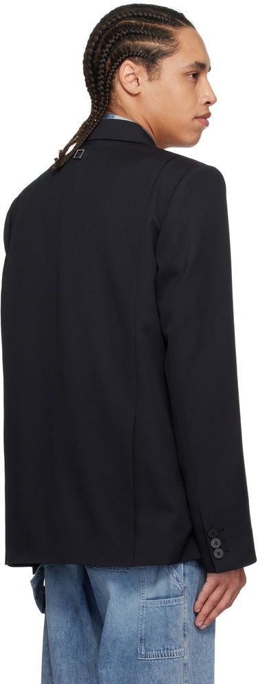 Jakna WOOYOUNGMI Wooyoungmi Single-Breasted Wool Blazer Crna | W251CJ01, 2