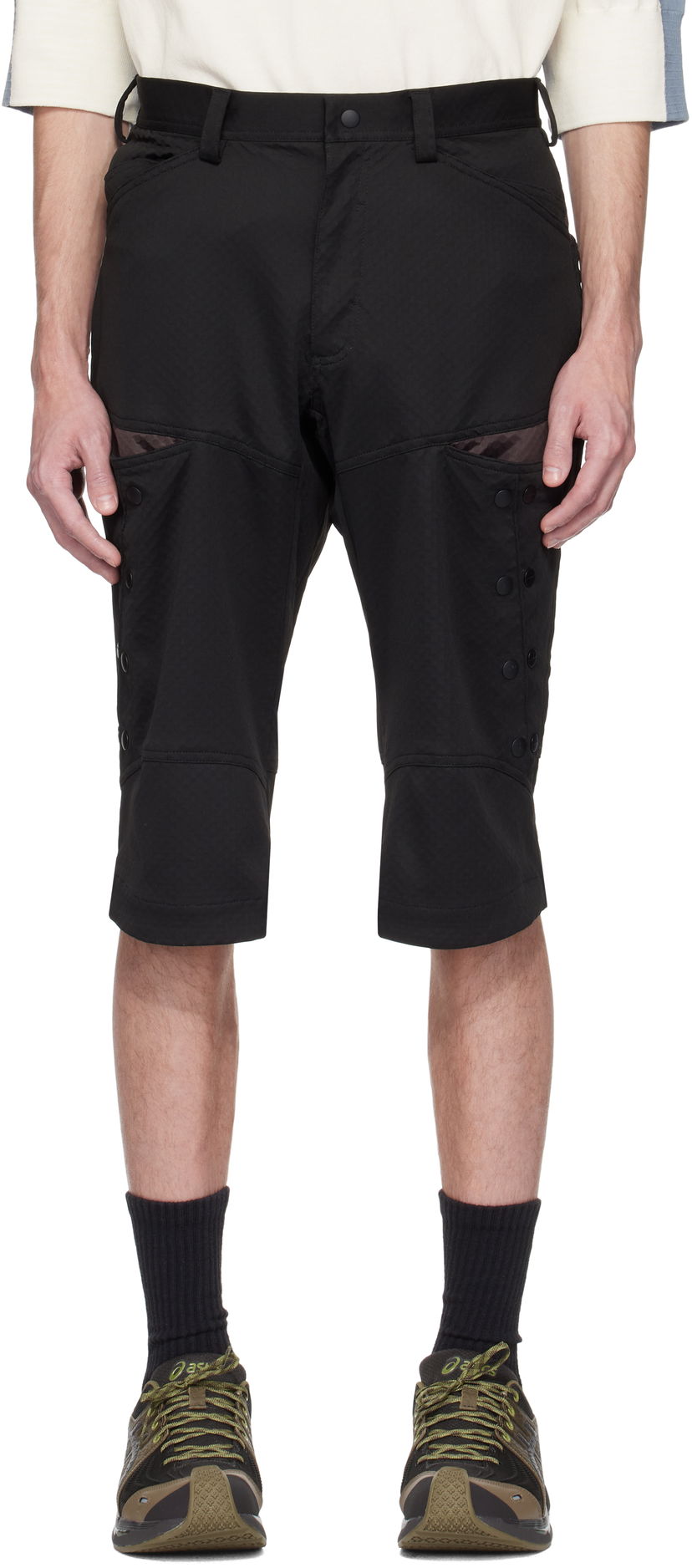 Kratke hlače KIKO KOSTADINOV Kiko Kostadinov Inex Snap Shorts Crna | KKSS25T08-31