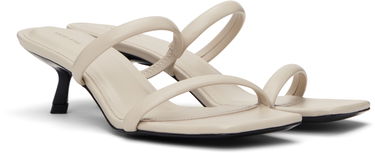 Njega cipela Anine Bing ANINE BING Hilda Two-Strap Kitten Heel Mules Bež | A-14-11101-IVY17, 3