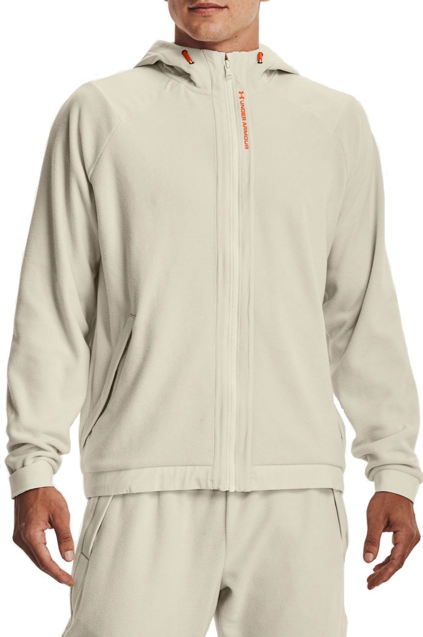 Dukserice Under Armour Under Armour UA Rush Fleece Full-Zip Hoodie Bež | 1366178-279