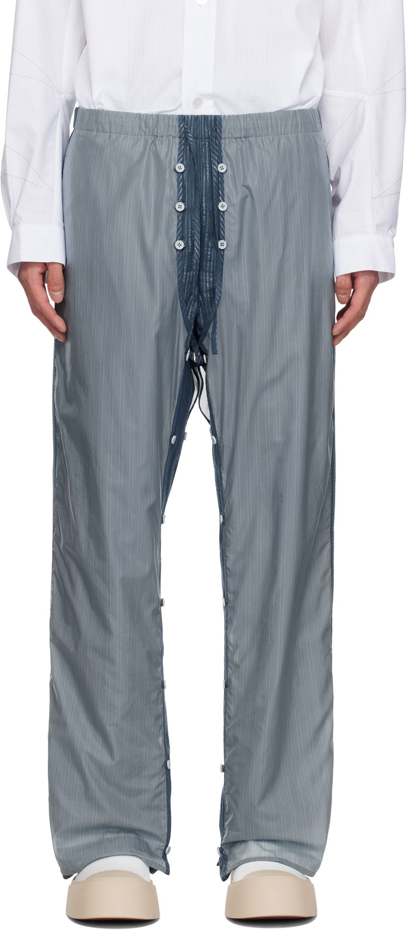 Hlače Craig Green Craig Green Layered Shell Trousers Plava | CGSS25CWOTR82