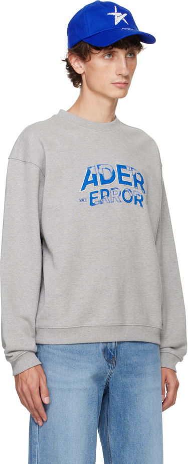 Dukserice ADER ERROR Graphic Print Crewneck Sweatshirt Siva | BN25FYSW0101GR, 4