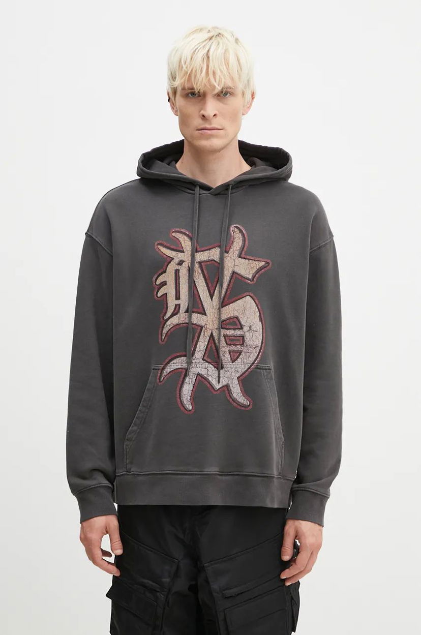 Dukserice Ksubi Biggie Hoodie Siva | MFA24FL017