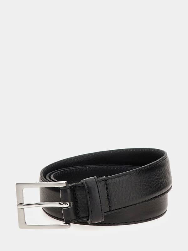 Pojasevi GUESS Casual Classy Genuine Leather Belt Crna | BMCCLEP4430
