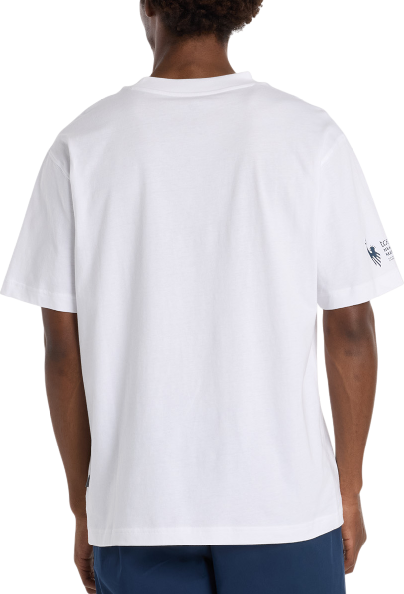 Majica kratkih rukava New Balance NYC Marathon Statue of Liberty Graphic T-Shirt Bijela | mt53536m-wt, 1