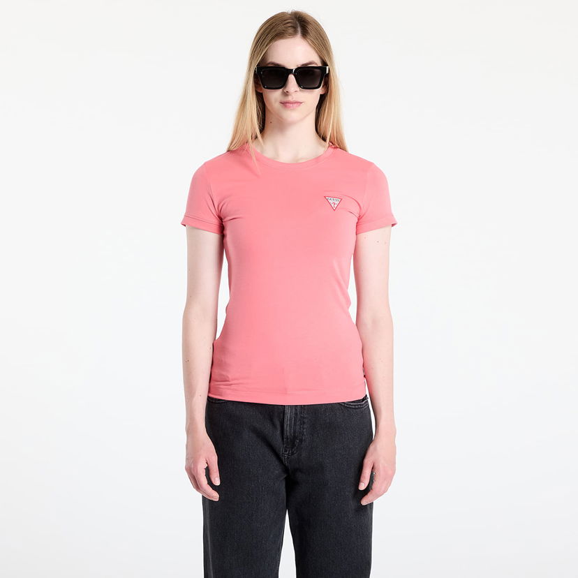 Majica kratkih rukava GUESS GUESS Mini Triangle Tee Ružičasta | W2YI44J1314-A60R