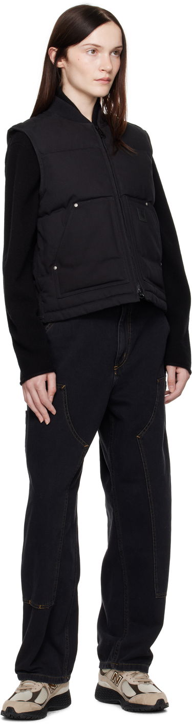 Cargo hlače Carhartt WIP Double Knee Denim Work Pants Crna | I034229 8906, 3